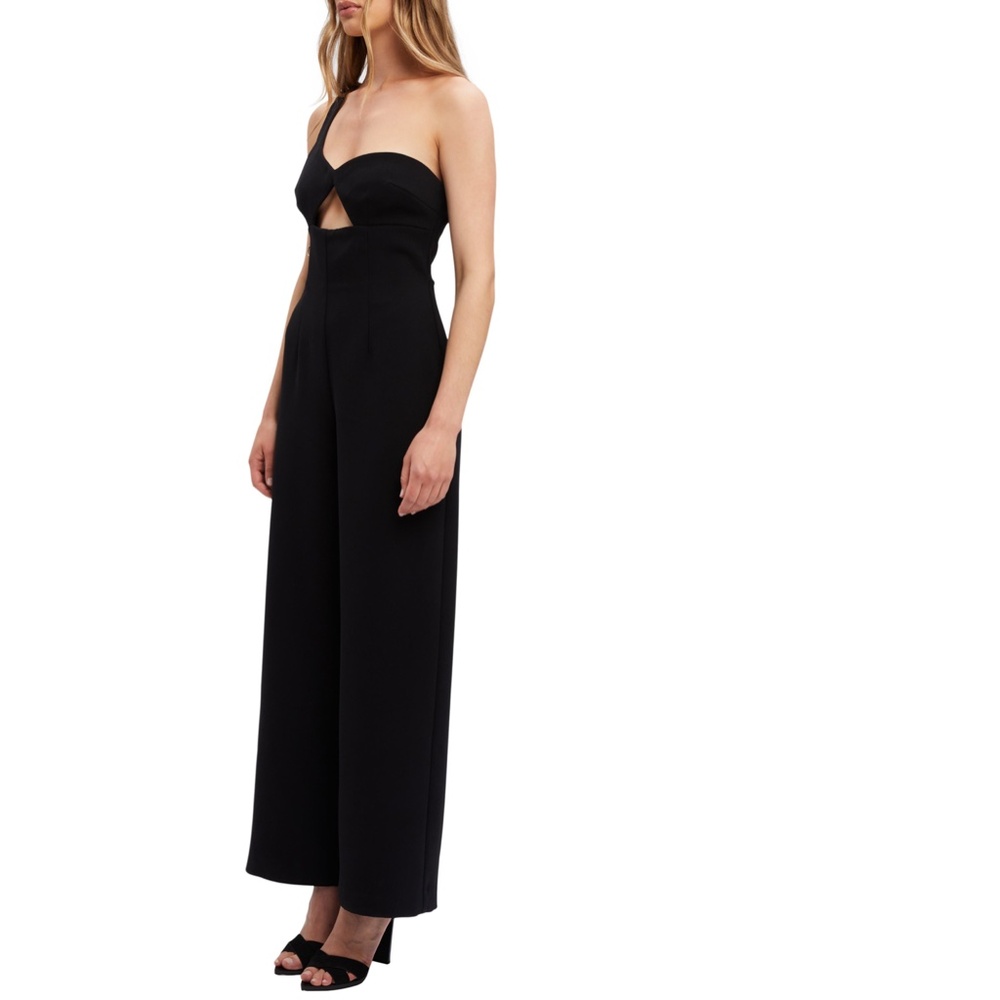 Bardot Elegant Black Cut-Out Jumpsuit - Picture 10 of 14